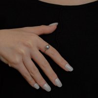 styiro/スタイロ styiro ニッケルフリー ホワイトパール シルバーパール リング/507795307