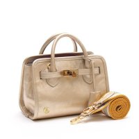 A.D.M.J./【日本製 |軽量】アクセソワ ドゥ マドモワゼル A.D.M.J. クラックメタル前金具付トートS/507795397