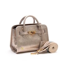 A.D.M.J./【日本製 |軽量】アクセソワ ドゥ マドモワゼル A.D.M.J. クラックメタル前金具付トートS/507795397