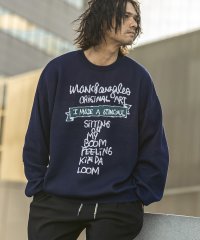 Mark Gonzales/マークゴンザレス Mark Gonzales フロントジャガードクルーネックニット/4type/3colors/507795408