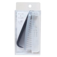 cinemacollection/シネマコレクション cinemacollection LIKECOSME ヘアブラシ 折りたたみブラシ＆コーム GRAY DOLL カミオジャパン プレゼント /507795517