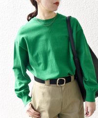 SHIPS any WOMEN/《一部予約》SHIPS any:〈手洗い可能〉スウェットライク ニット プルオーバー/506529680