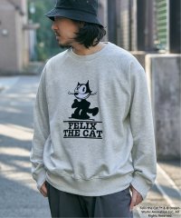 VENCE　EXCHANGE/Felix the cat フィリックス・ザ・キャット / ラグランフロッキートレーナー/507640637