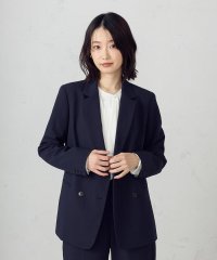 COMME CA ISM /【セットアップ対応】SOLOTEX(R) ポリエステルレーヨンストレッチ　ダブルブレストテーラードジャケット/507772751