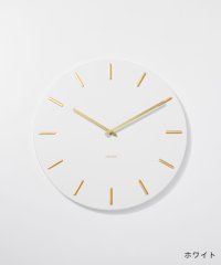 KARLSSON/カールソン KARLSSON Wall clock Charm black steel with gold battons KA5716BK KA5716WH /507795073