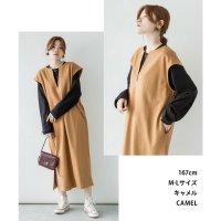 JUNGLE JALOPY/ジャングルジャロピー JUNGLE JALOPY キーネックロングワンピース レディース 大きいサイズ M L LL 3L 4L 5L 黒 チャコールグレー グ/507795877