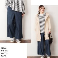 JUNGLE JALOPY/ジャングルジャロピー JUNGLE JALOPY 大きいサイズ レディース ワイドパンツ ライトデニム ウエストゴム 体型カバー ジーパン リラックス パンツ /507795924