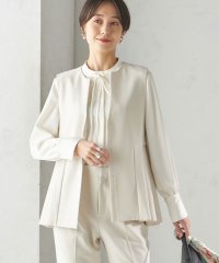 SHIPS WOMEN/〈セレモニー対応可〉ダブル クロス ジレ（セットアップ対応）/507797408