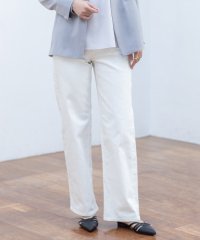 INDIVI/【新登場！褒められデニム】ワイドストレート デニムパンツ/507797776