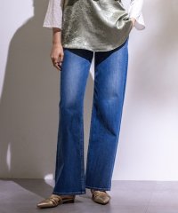 INDIVI/インディヴィ INDIVI 【新登場！褒められデニム】ワイドストレート デニムパンツ/507797776