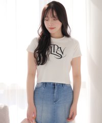 LIP SERVICE/リップサービス LIP SERVICE カーブロゴTシャツ/507798004