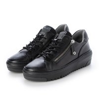 fitfit/アウトステッチレザースニーカー/507798035
