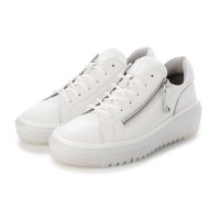 fitfit/アウトステッチレザースニーカー/507798035