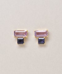 TAKE-UP/テイクアップ TAKE－UP K18・K10 アメジスト アイオライト ワンポイントピアス( YG)/507798101
