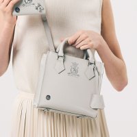 A.D.M.J./【日本製 |軽量】アクセソワ ドゥ マドモワゼル A.D.M.J. カルヴィWジップトートS/507798132