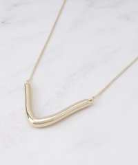 INDIVI/春SALE！【フリードロップ】V型バー アクセントネックレス/507798158