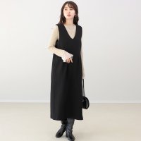Aletta vita/アレッタ ヴィータ Aletta vita 裏起毛2WAYサロペットワンピース/507798166