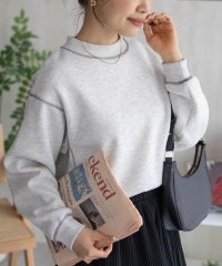 MAC HOUSE/マックハウス Mac－House nAvy 配色ステッチトレーナー/507798219