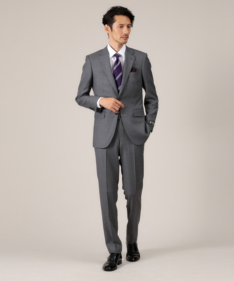 DORMEUIL AMADEUS365】無地見え ダイアゴナル スーツ/3ピース対応(507798533) | タケオキクチ(TAKEO KIKUCHI)  - d fashion