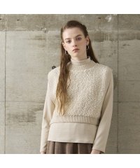 Liliane Burty ECLAT/【S－Mフリーサイズ】人気につき追加！パイルニットベスト/507798737