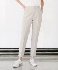 WHITE JOOLA/ホワイトジョーラ WHITE JOOLA オフィスもフォーマルも軽キレイ【 洗濯機で洗える 】 杢調テーパードパンツ/507798898