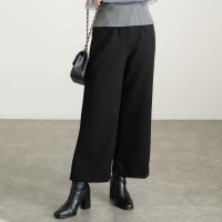 Sawa a la mode/サワアラモード Sawa a la mode ウールライクストレッチ日本製ワイドパンツ/507799046