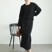 Sawa a la mode/サワアラモード Sawa a la mode 花模様コード刺繍のニットセットアップ/507799070