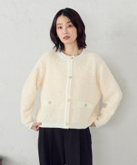 COMME CA ISM /ツイードニットカーディガン/507772767