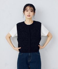 COMME CA ISM /前後２ＷＡＹ　ツイードニットベスト/507772774