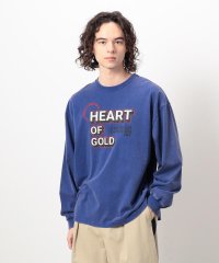 Purple & Yellow/フロスト加工プリント長袖Ｔシャツ/507772814