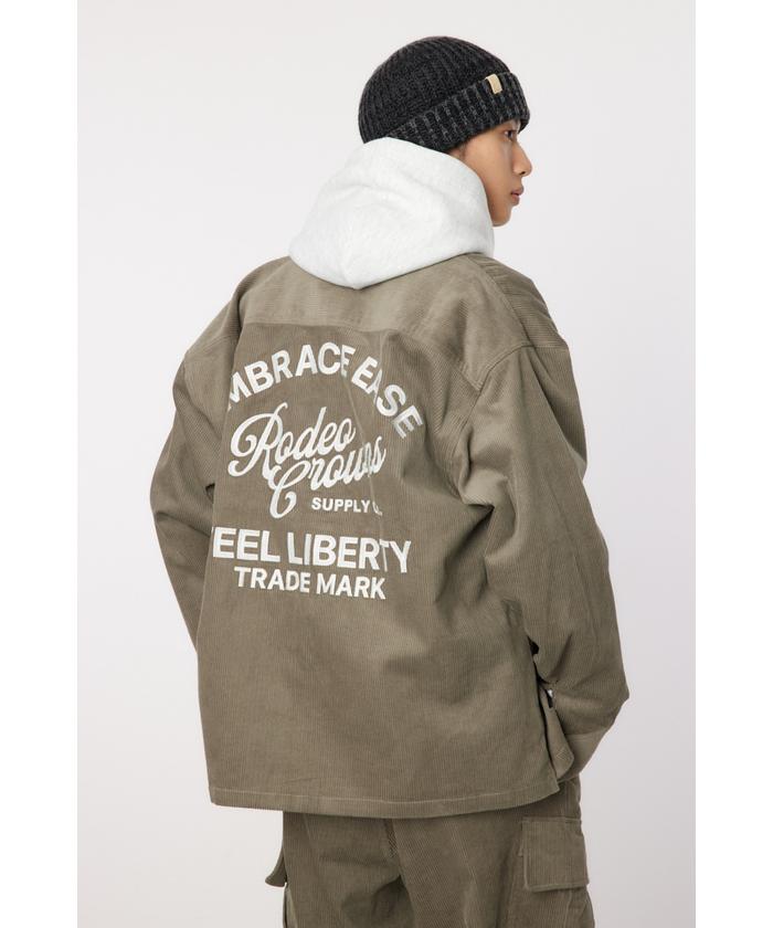RODEO CROWNS - ❤RODEO 新品未使用バックロゴ コーディロイオーバーシャツ❤ back logo コーデュロイシャツ（シャツ/ブラウス）｜RODEO