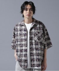 LHP/DankeSchon/ダンケシェーン/BLEACH CHECK OPEN COLLER SHIRTS/507799789