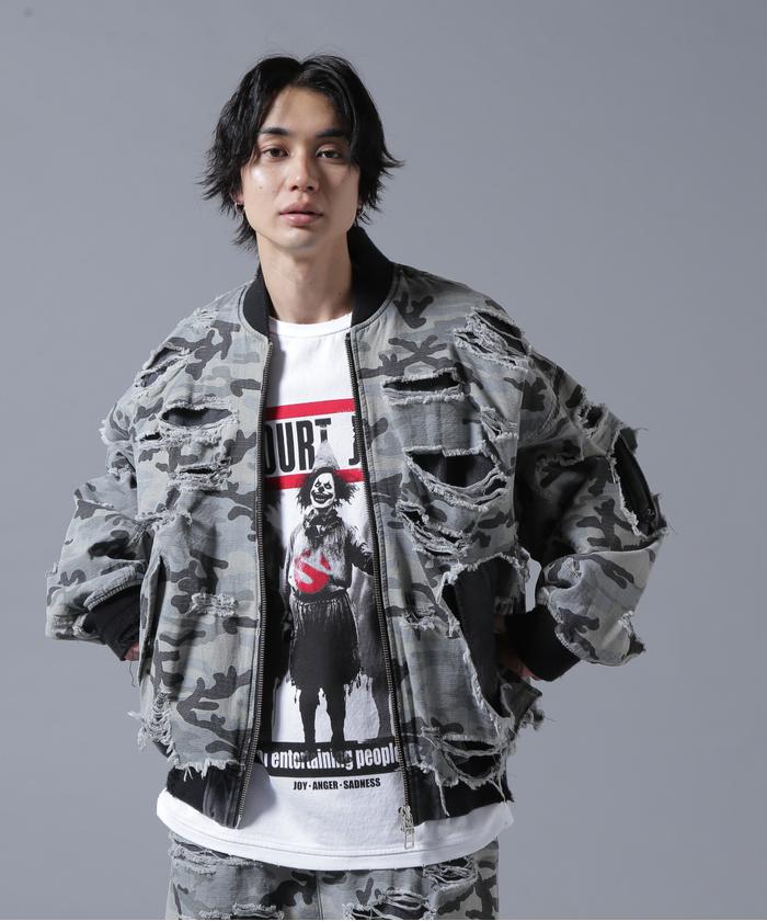 セール】DankeSchon/ダンケシェーン/LAYER RIPSTOP CAMO&DENIM