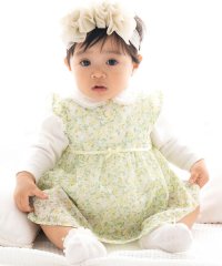 fillot de bebe reduction/シフォンフラワーワンピース&ブルマセット(70~90cm)/507801231