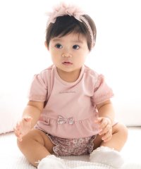 fillot de bebe reduction/天竺Tシャツ＆花プリントブルマセット(70~90cm)/507801232