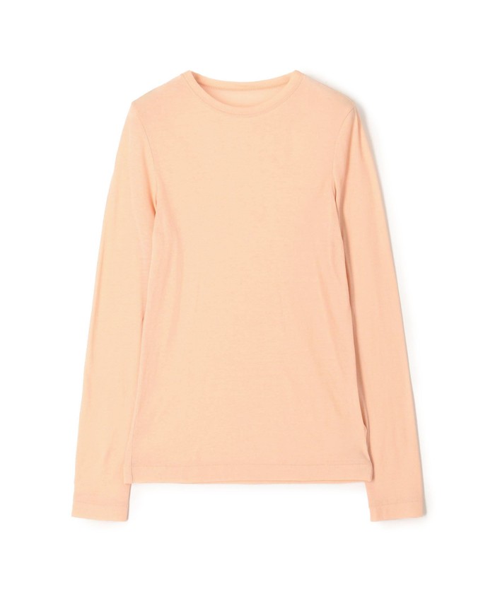 MACPHEE◆シアージャージークルーネックプルオーバー/長袖Tシャツ/S/コットン/BLU/12033103003 MACPHEE tシャツ シアージャージー クルーネックプルオーバー