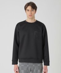 BLACK LABEL CRESTBRIDGE/シャドーチェックパッチポケットスウェットシャツ/507743557