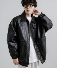 Rocky Monroe/ロッキーモンロー Rocky Monroe ブルゾン フライトジャケット メンズ レディース ライダース アウター ミリタリー A－2 合成皮革 PU オーバー/507802795