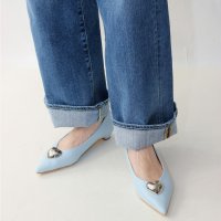 Fin/フィン Fin ハートモチーフフラットシューズ【低反発スポンジ入り】/507803045