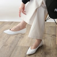 Fin/フィン Fin Vカットメッシュフラットシューズ【低反発スポンジ入り】/507803047