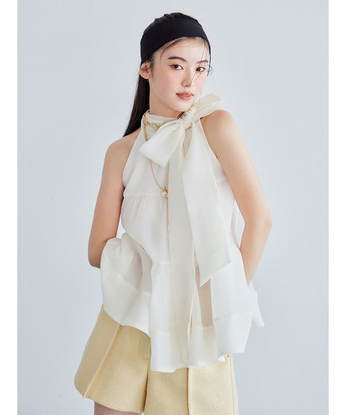 リリーブラウン アメスリティアードブラウス ミント MNT LILYBROUN リリーブラウン LILY BROWN アメスリティアードブラウス （MNT