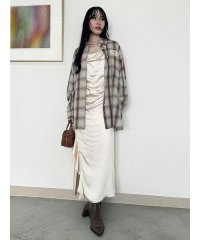 LILY BROWN/ドレープラッフルキャミワンピース/507803301