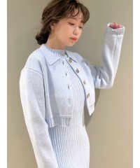 LILY BROWN/ショートニットジャケット/507803350