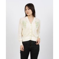 Pizzo Bianco/ピッツオ ビアンコ Pizzo Bianco 刺繍カーディガン/507803752