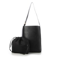 cache cache/【テレビ ドラマ着用アイテム】カシュカシュ cache cache アシンメトリーバックル付きホーボーバッグ/507803769