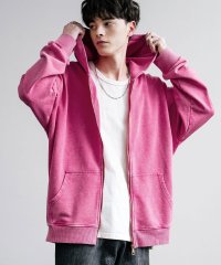 Rocky Monroe/ロッキーモンロー Rocky Monroe パーカー フルジップ メンズ レディース ライトアウター ケミカルオーバダイ フーディー オーバーサイズ リラックス/507803914