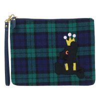 cinemacollection/シネマコレクション cinemacollection BLACK BEAR バッグ パターン クラッチ クラウン ディックブルーナ ワタナベ 化粧ポーチ 小物入/507804110