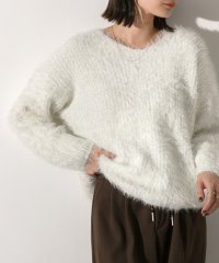 ad thie/アドティエ ad thie 【2024AW新作】ラメシャギー Vネックニット/507804186
