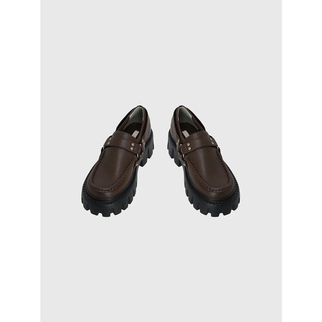 パールスタッズローファー(S BLACK): SHOES