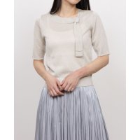 12Twelve Agenda/トゥエルブアジェンダ 12Twelve Agenda アシメボウネックラメニットプルオーバー/507804340